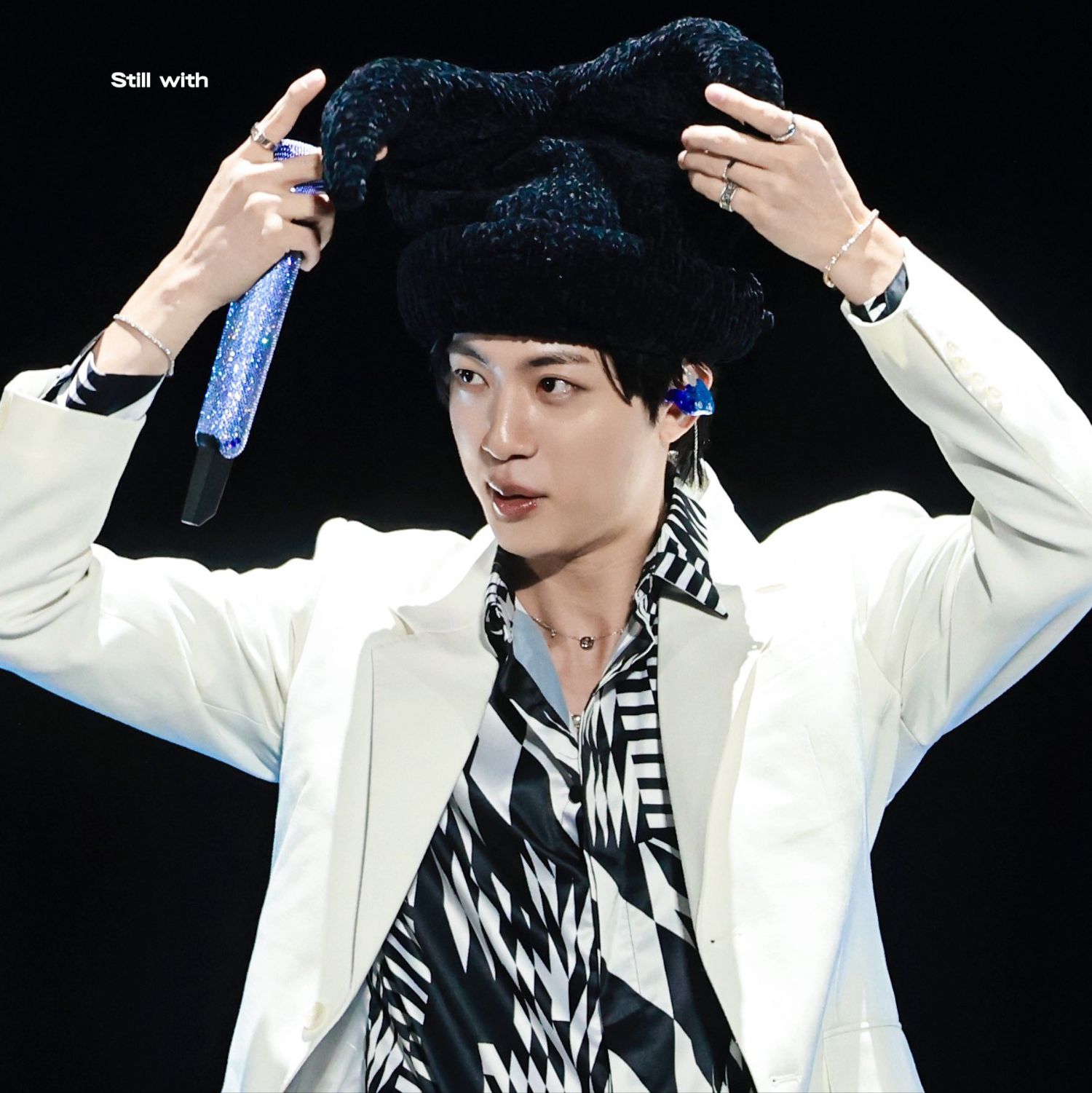 Recent activity shot of Jin (BTS)