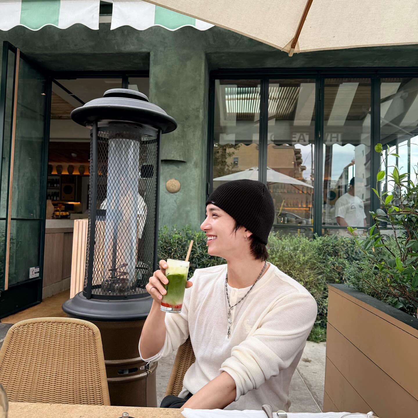 A moment captured by Joshua (SEVENTEEN)'s fan