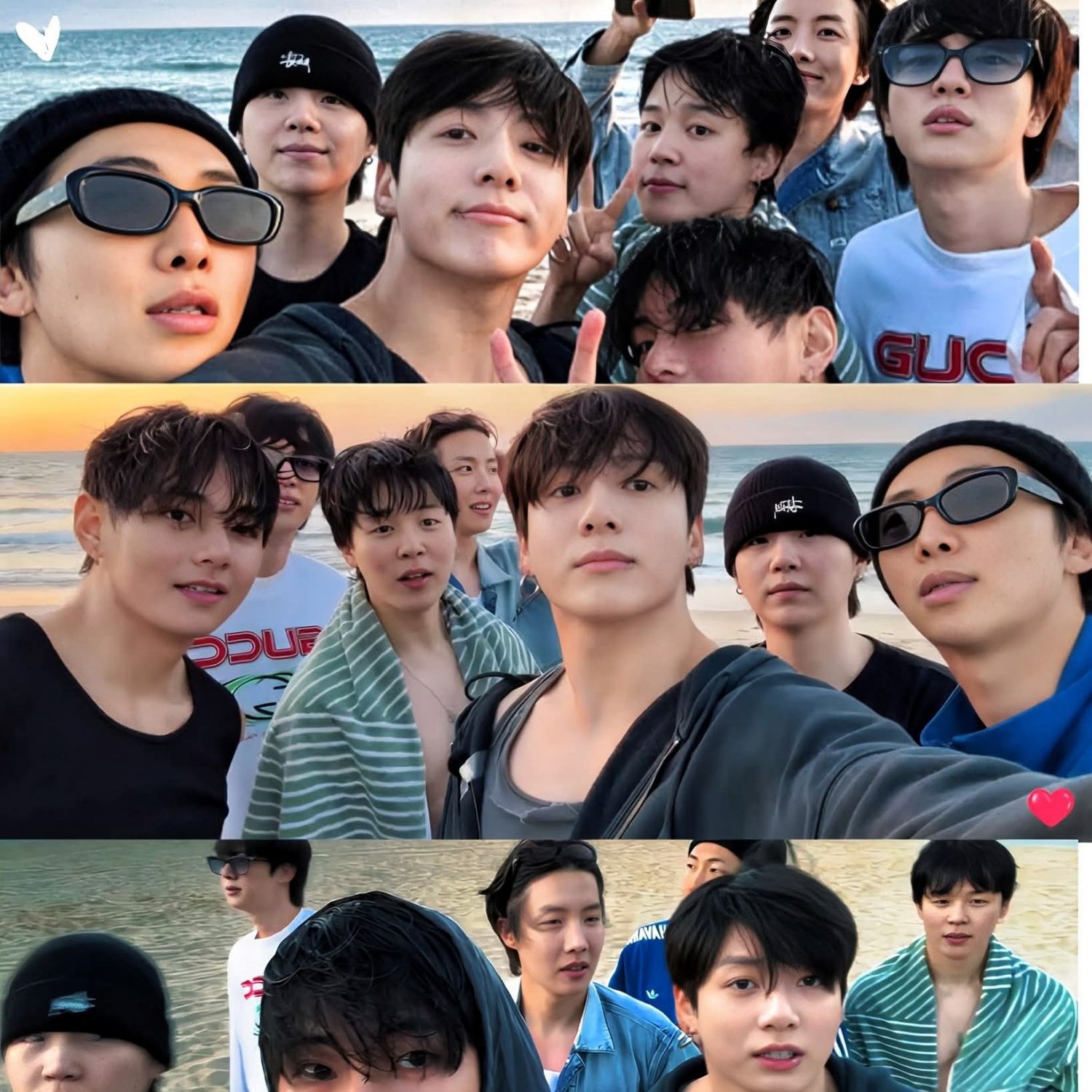 防弹少年团粉丝拍下的瞬间