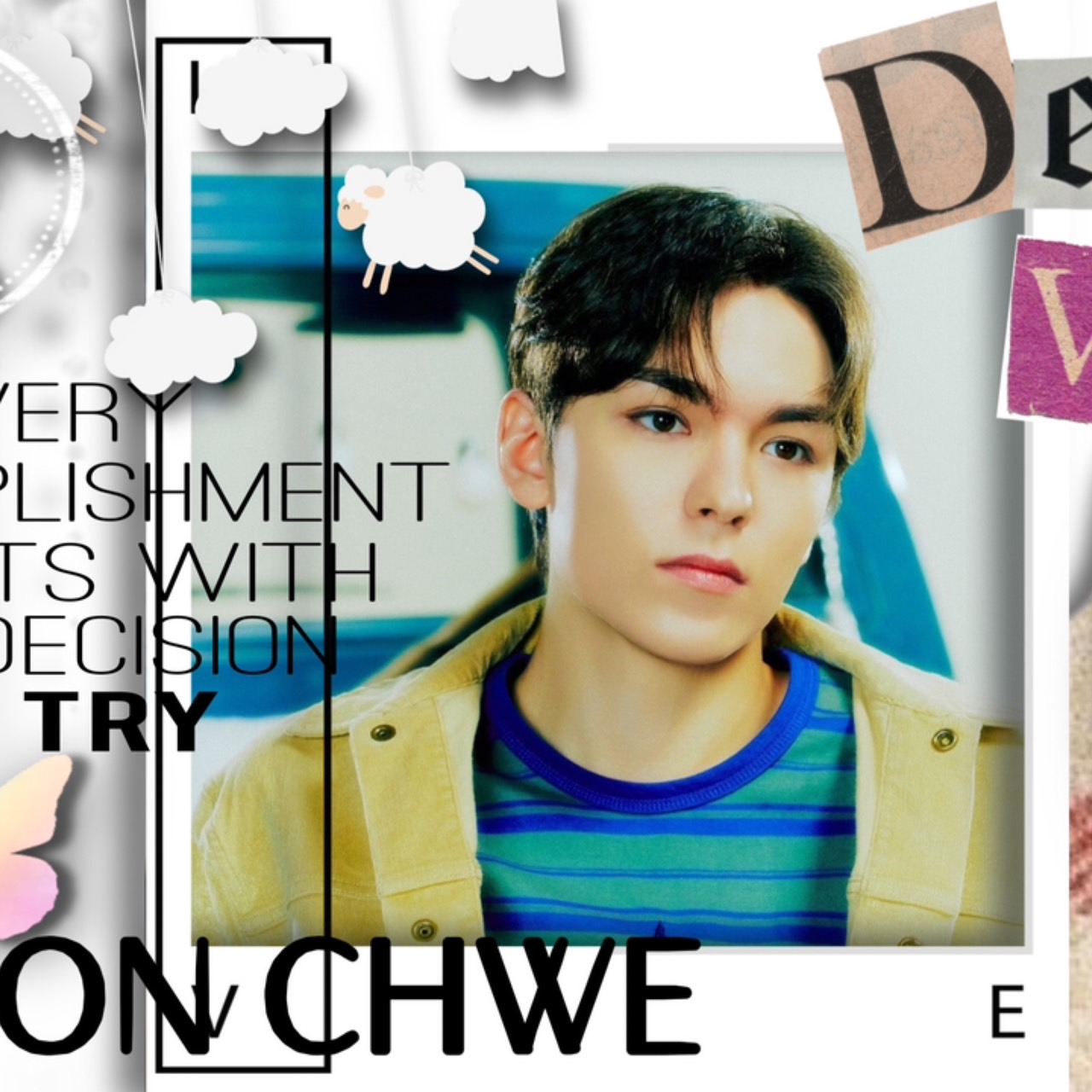 Recent activity shot of Vernon (SEVENTEEN)