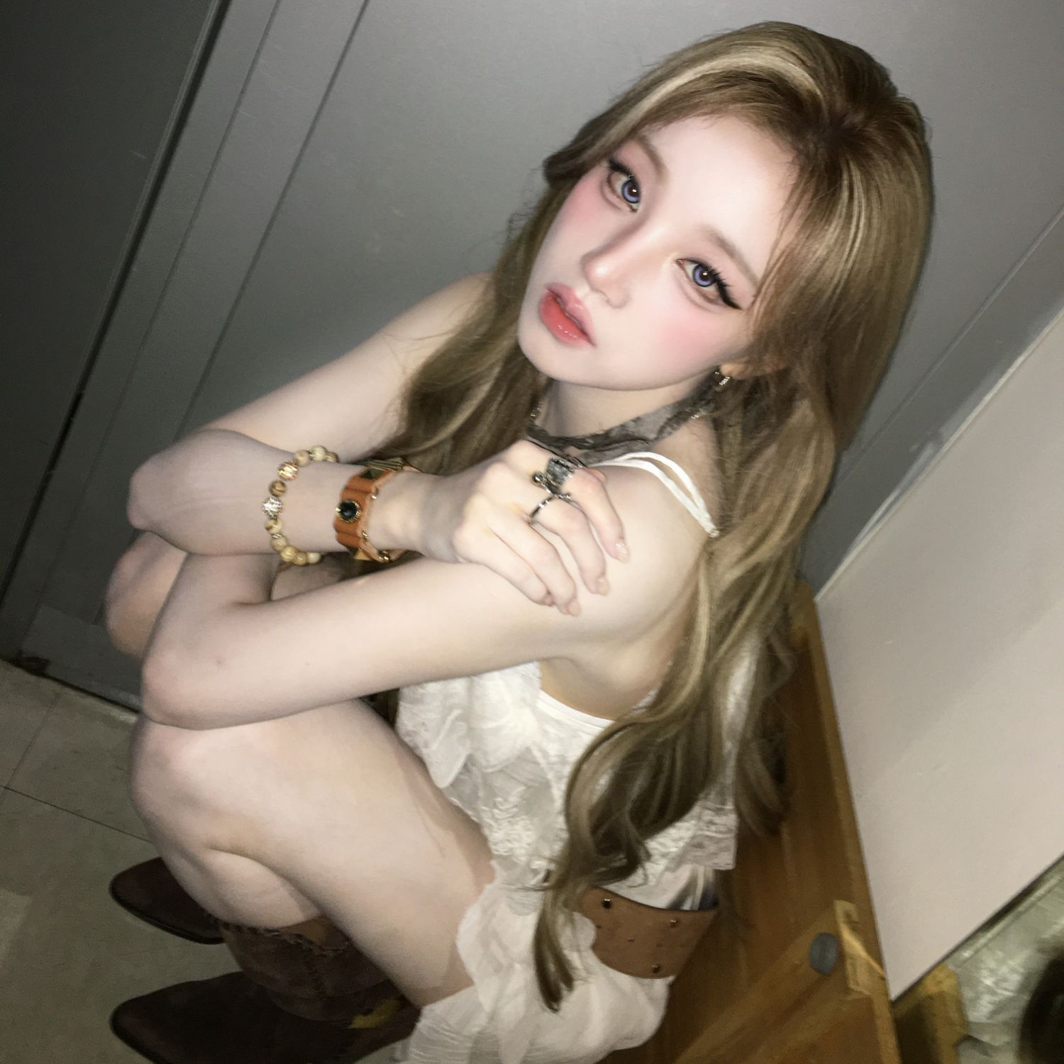 Recent activity shot of Yuqi (i-dle)