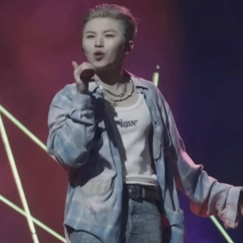 Recent activity shot of Woozi (SEVENTEEN)