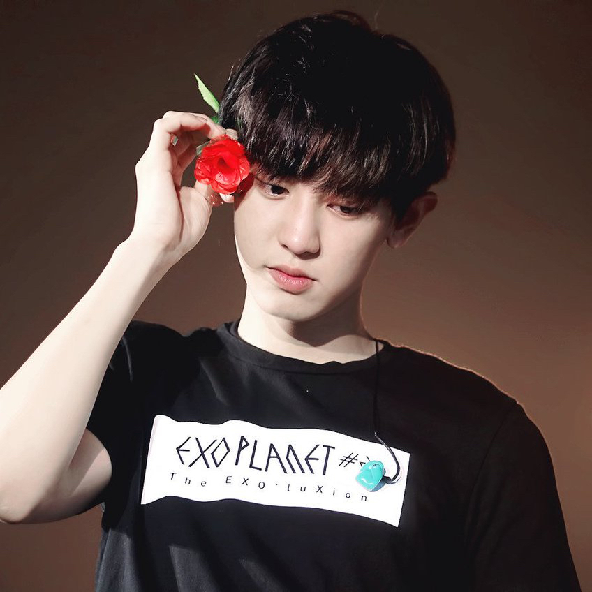 Recent activity shot of Chanyeol (EXO)