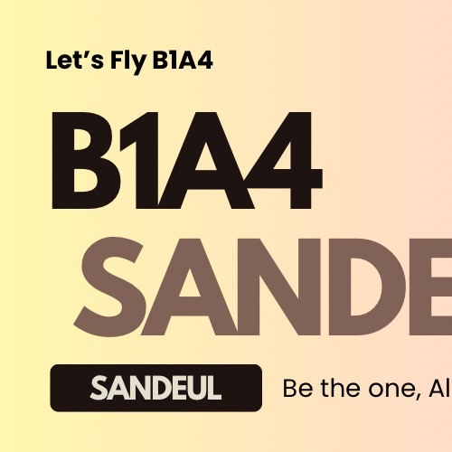 A moment captured by Sandeul (B1A4)'s fan