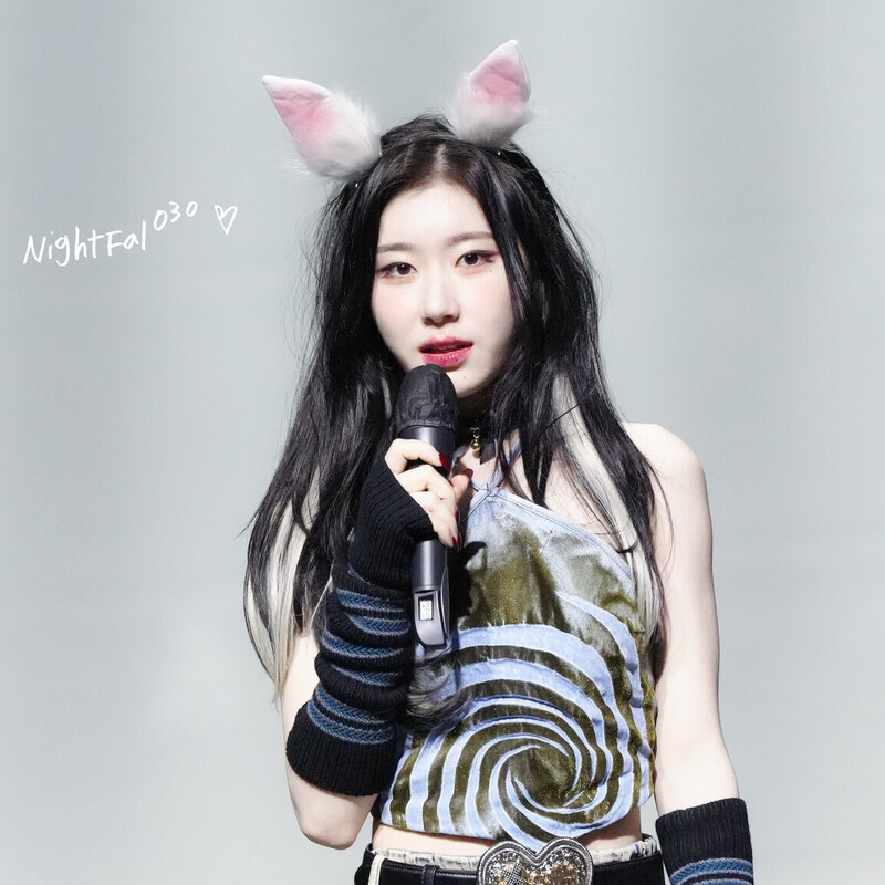 A moment captured by Chaeryeong (ITZY)'s fan