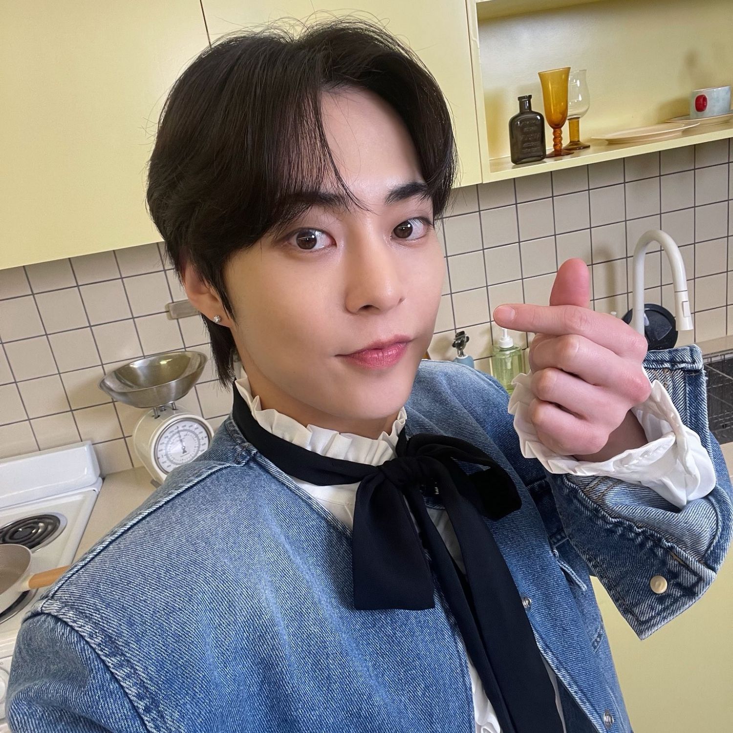 A moment captured by Xiumin (EXO)'s fan