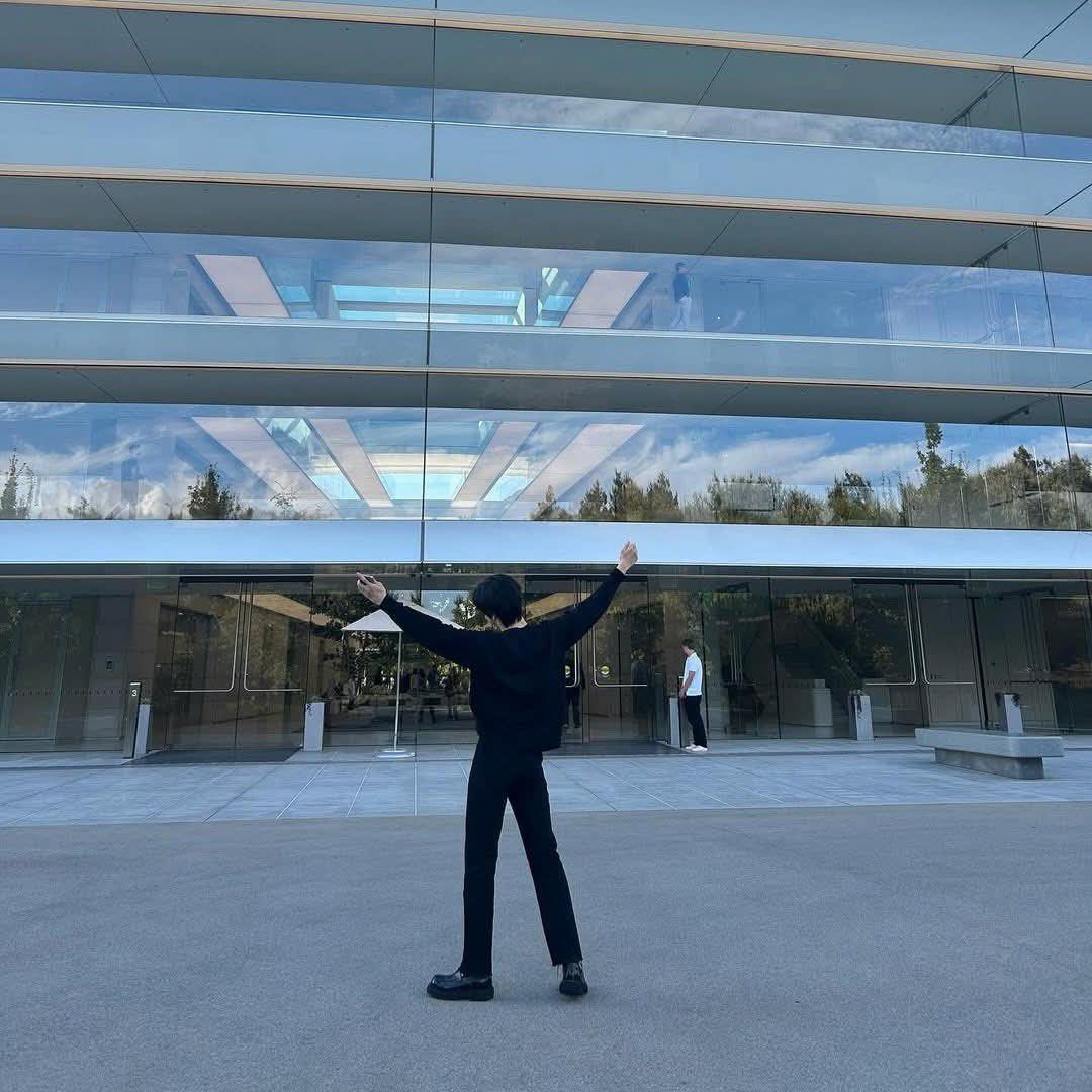A moment captured by Yunho (ATEEZ)'s fan