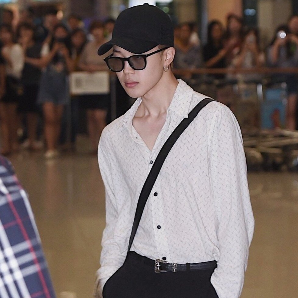 Recent activity shot of Jimin (BTS)