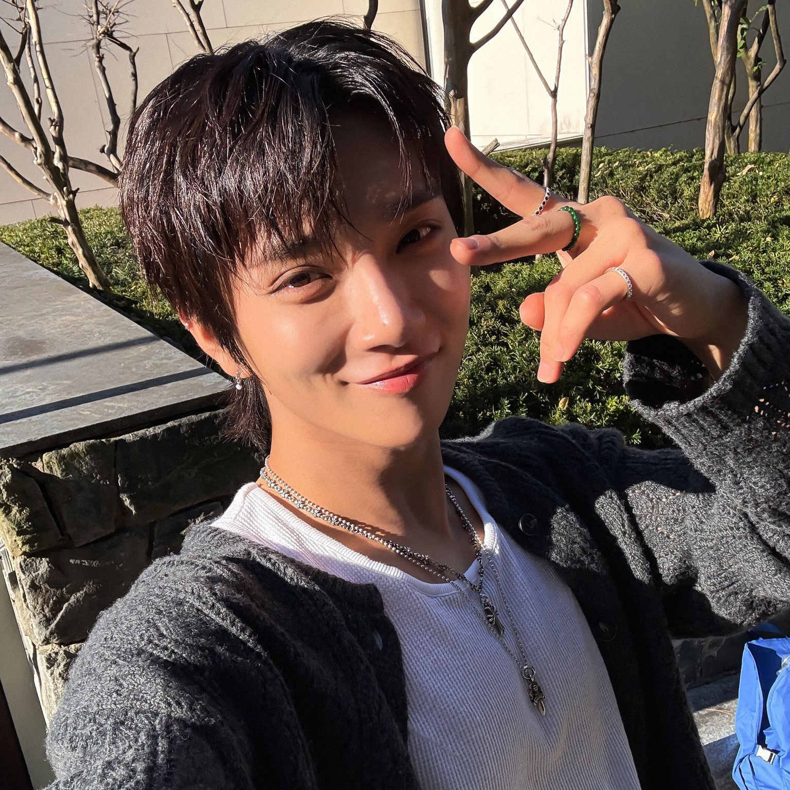 A moment captured by Joshua (SEVENTEEN)'s fan