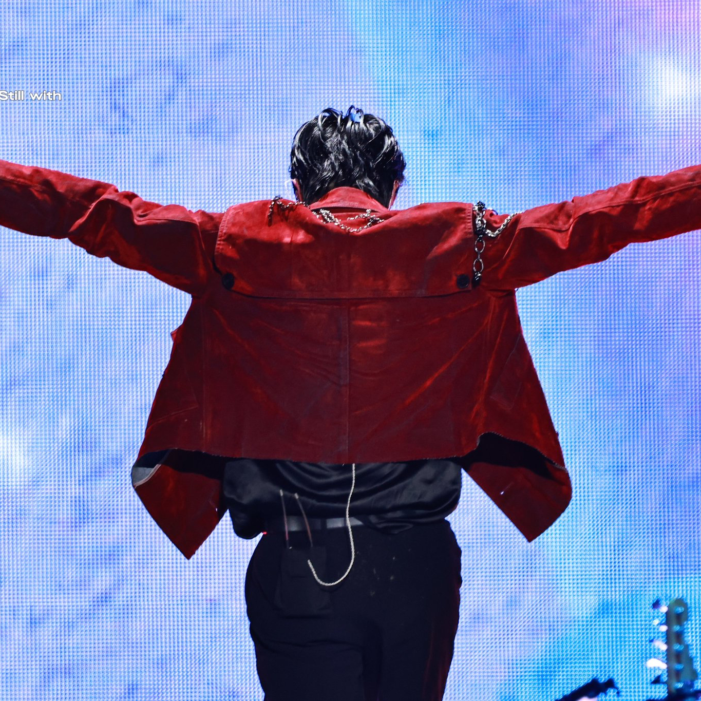 A moment captured by Jin (BTS)'s fan