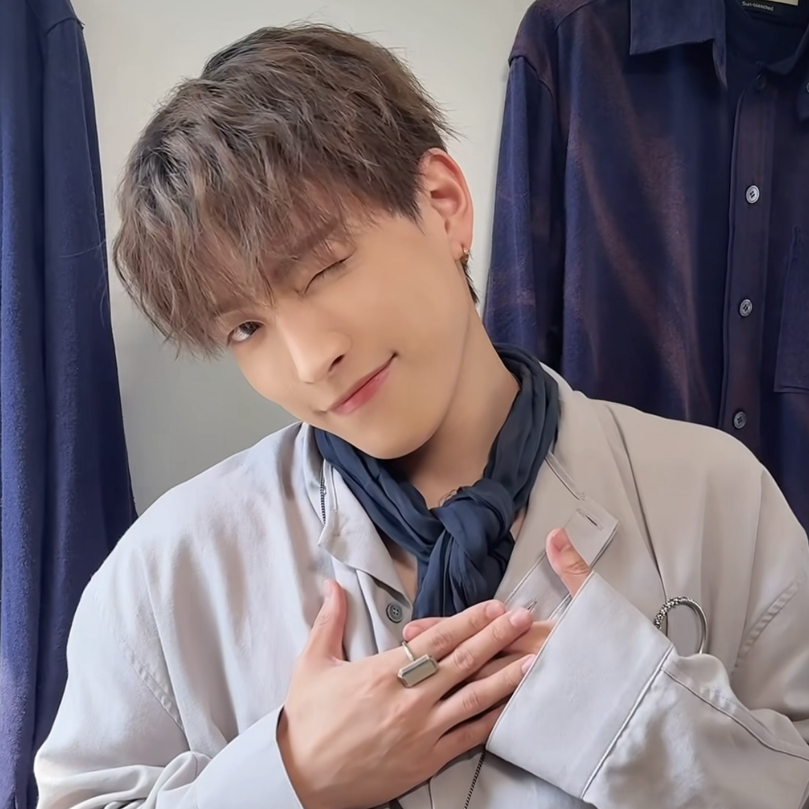 A moment captured by Hongjoong (ATEEZ)'s fan