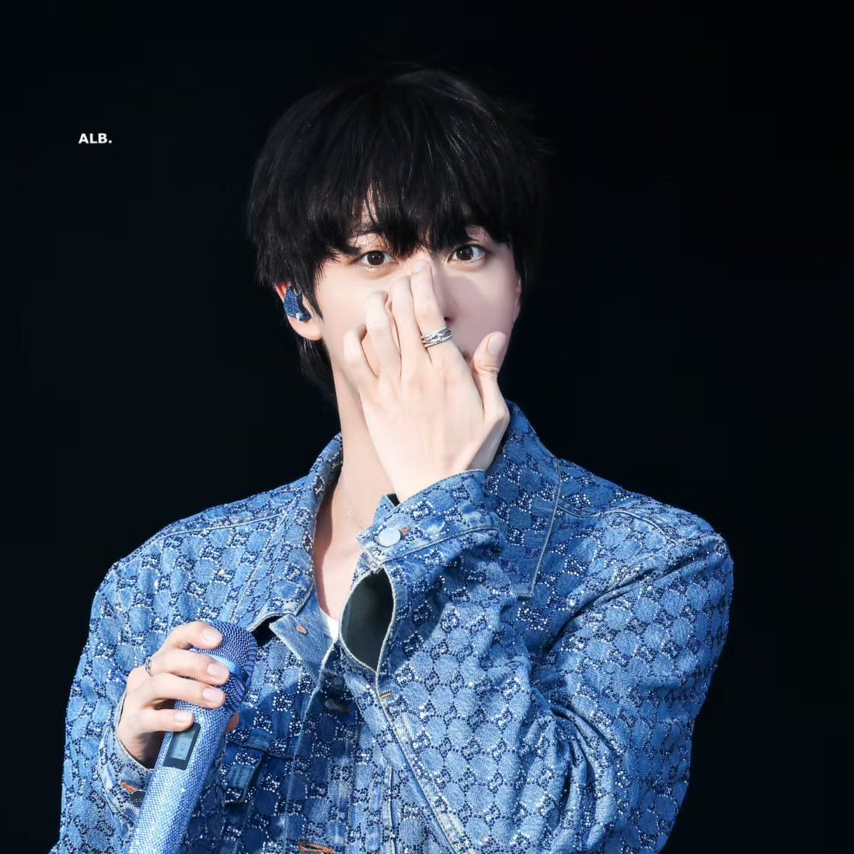 A moment captured by Jin (BTS)'s fan