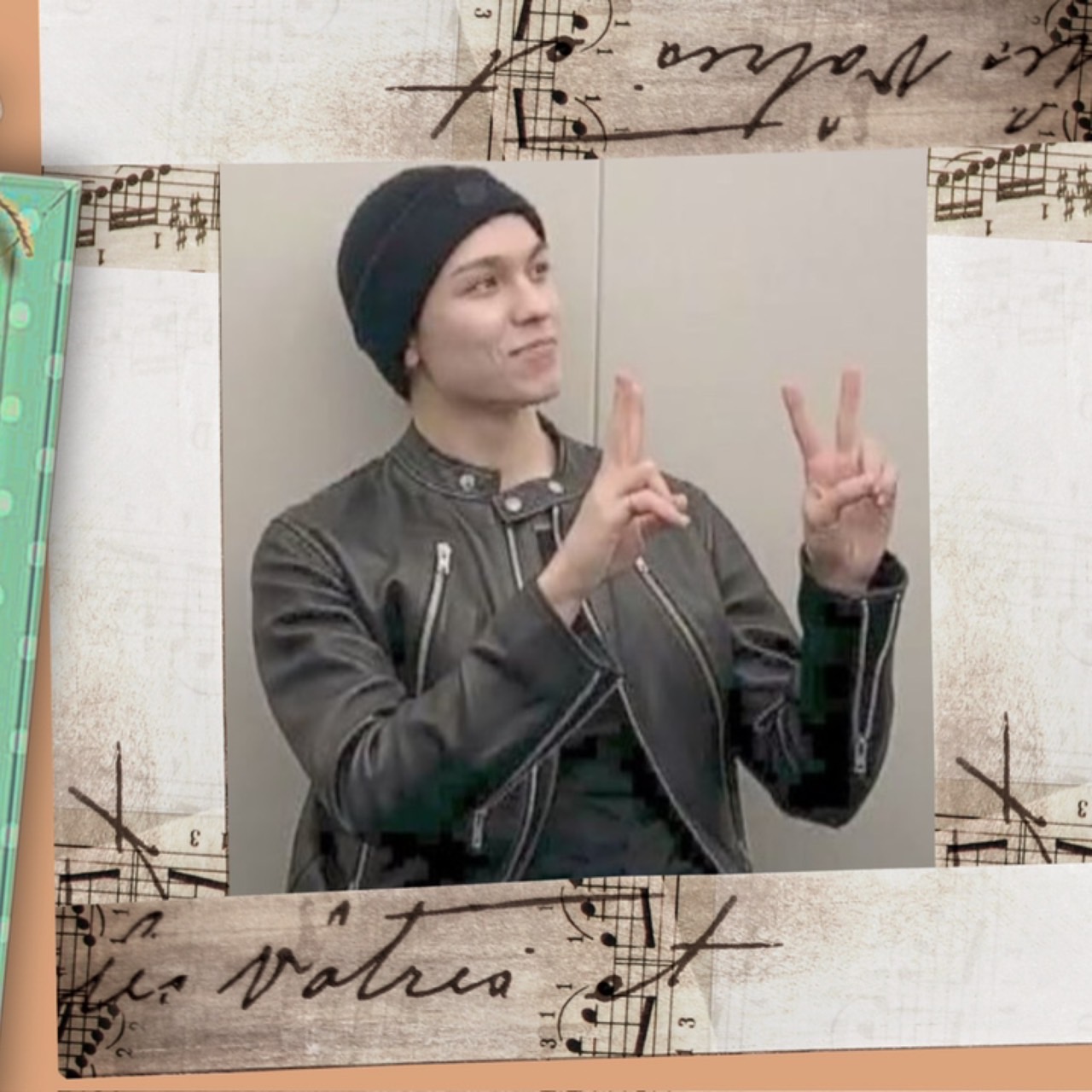 A moment captured by Vernon (SEVENTEEN)'s fan