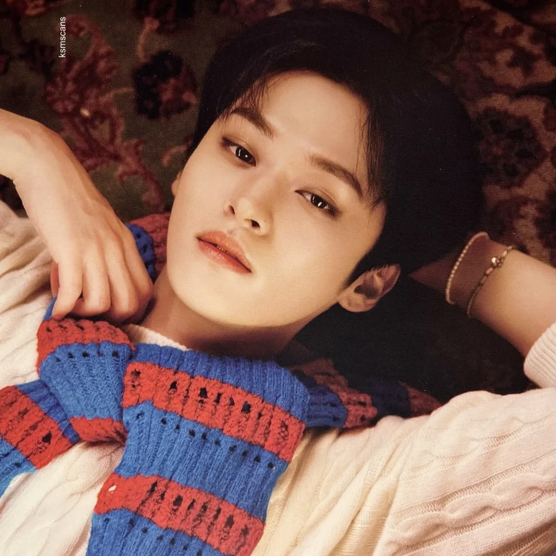 Recent activity shot of Lee Know (Stray Kids)