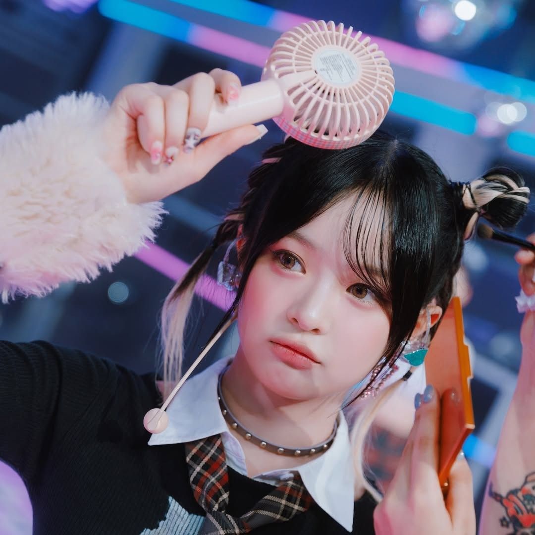 A moment captured by NewJeans's fan