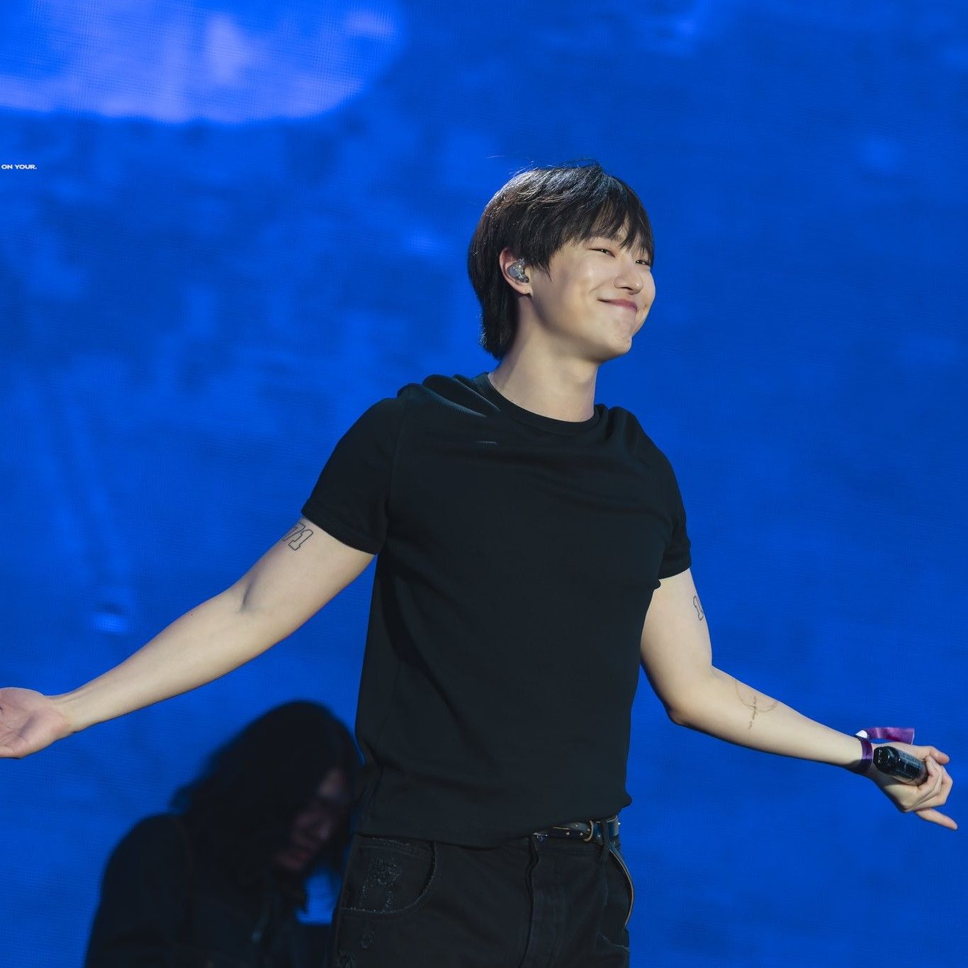 A moment captured by WOODZ's fan