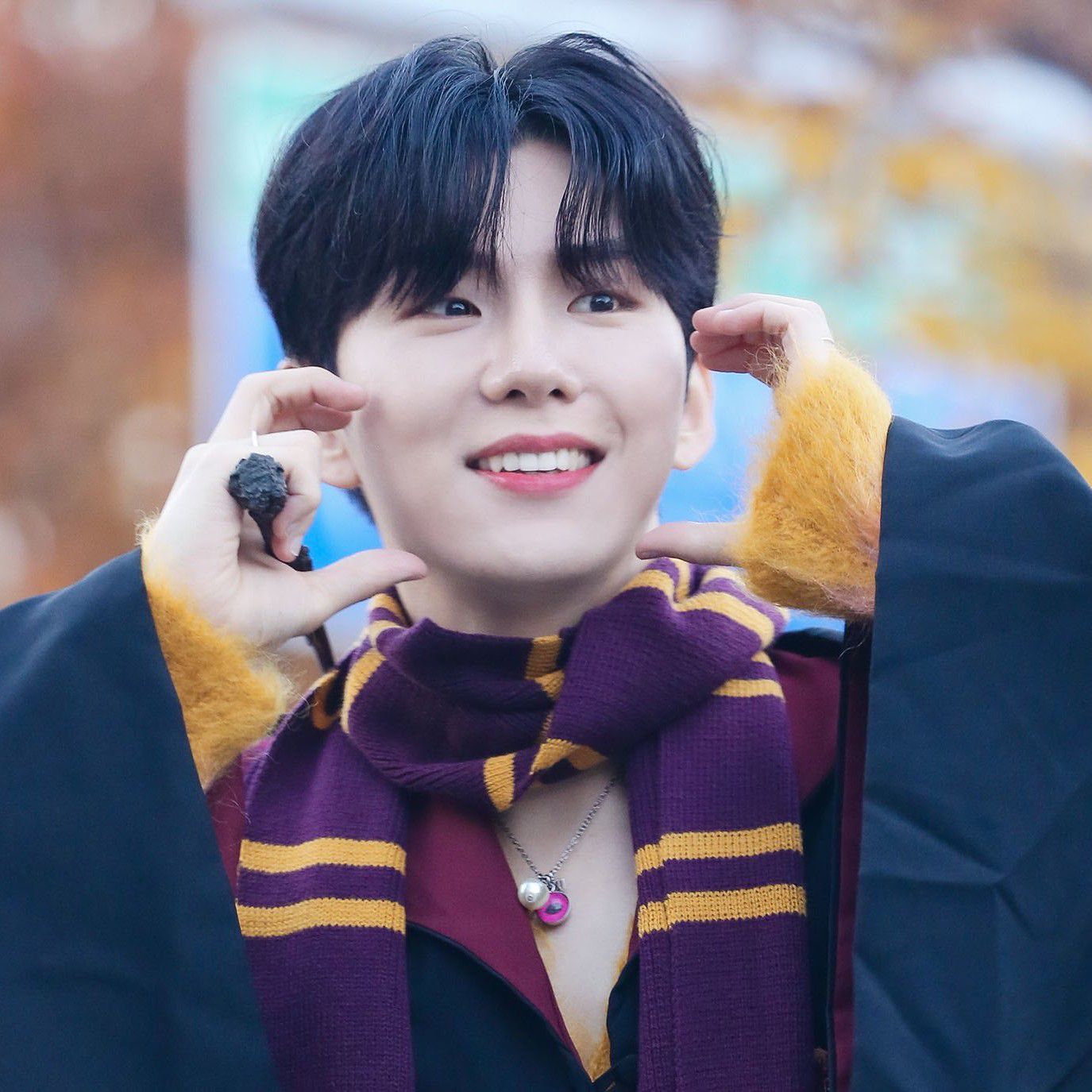 A moment captured by Kihyun (MONSTA X)'s fan