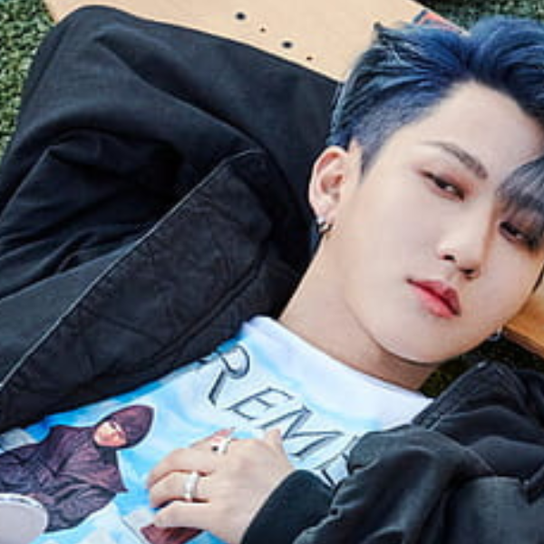 Recent activity shot of Changbin (Stray Kids)