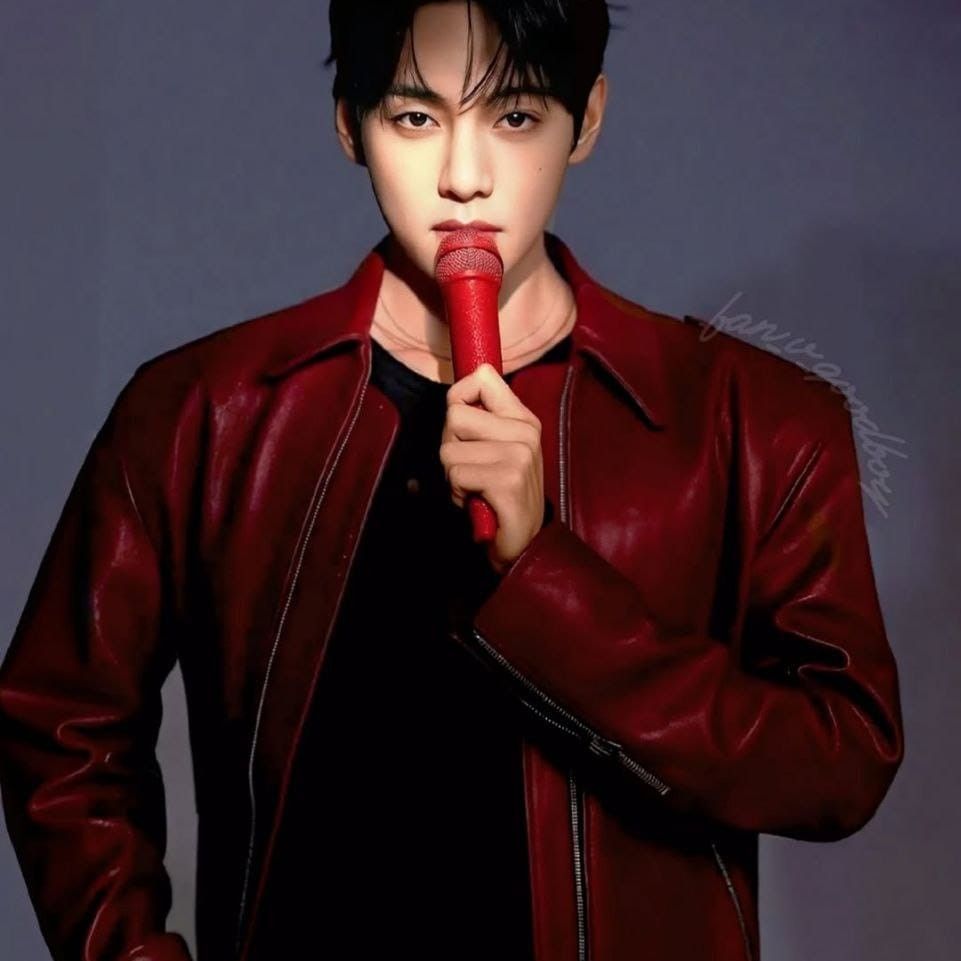 A moment captured by V (BTS)'s fan