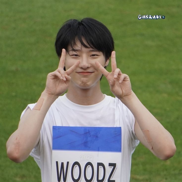 A moment captured by WOODZ's fan