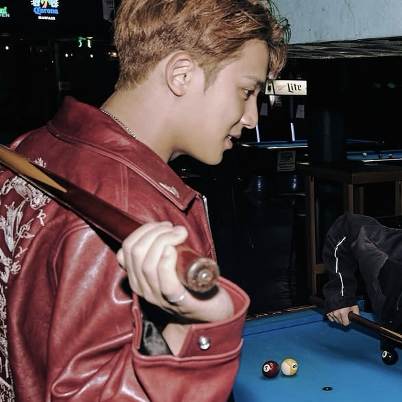 Recent activity shot of Mingyu (SEVENTEEN)