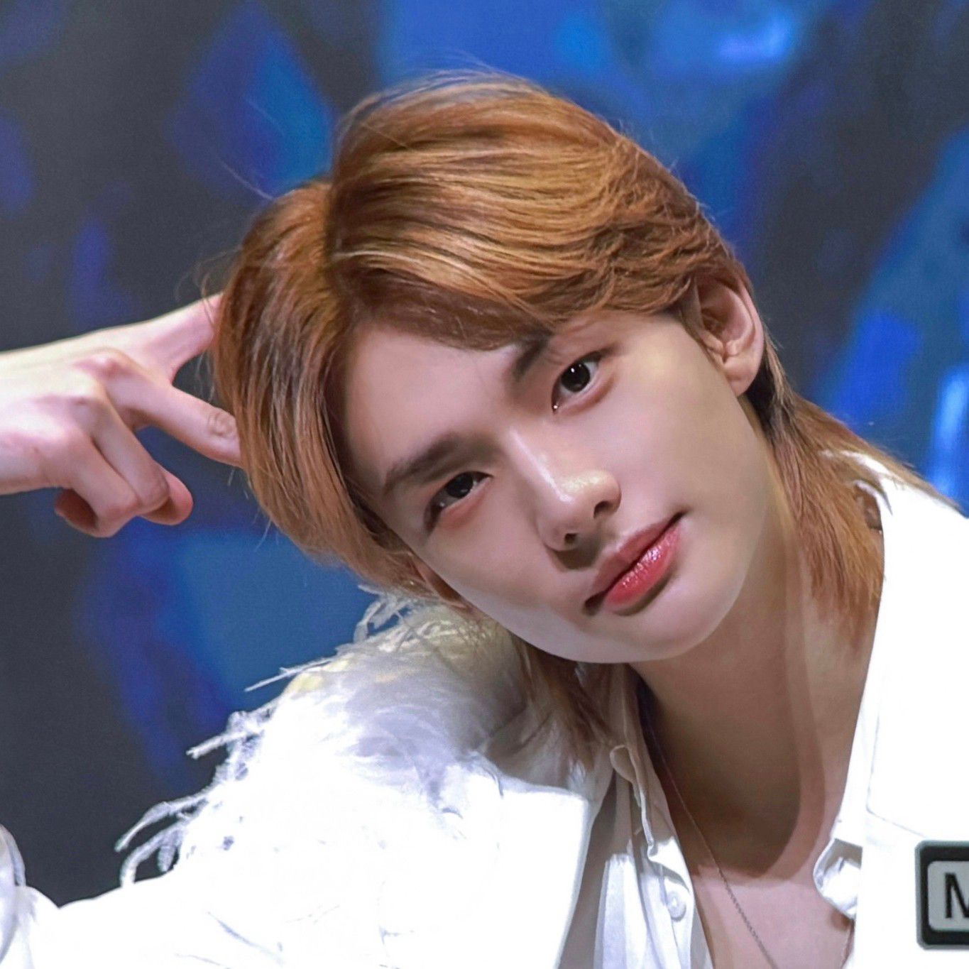 Recent activity shot of Hyunjin (Stray Kids)