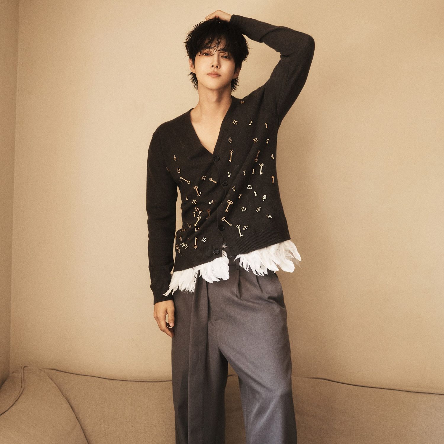 Behind-the-scenes cut of Suho (EXO)