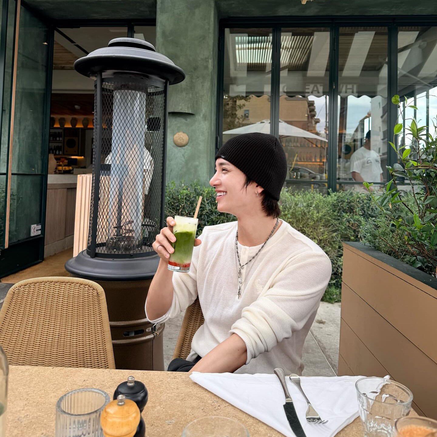 Recent activity shot of Joshua (SEVENTEEN)