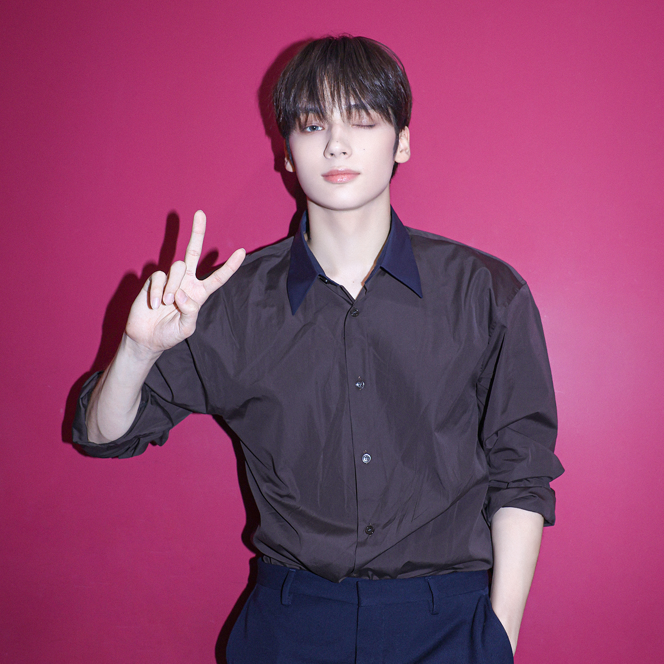 Recent activity shot of HueningKai (TOMORROW X TOGETHER)