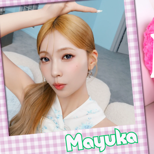 A moment captured by Mayuka (NiziU)'s fan