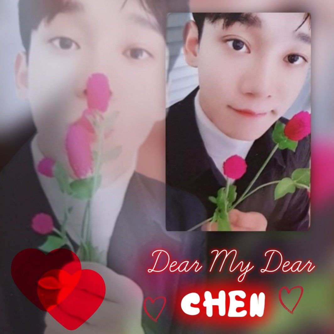 Recent activity shot of Chen (EXO)