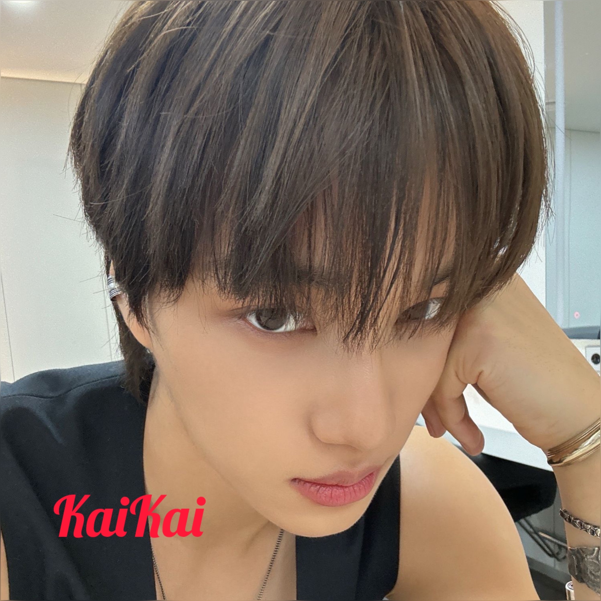 Recent activity shot of Kai (EXO)