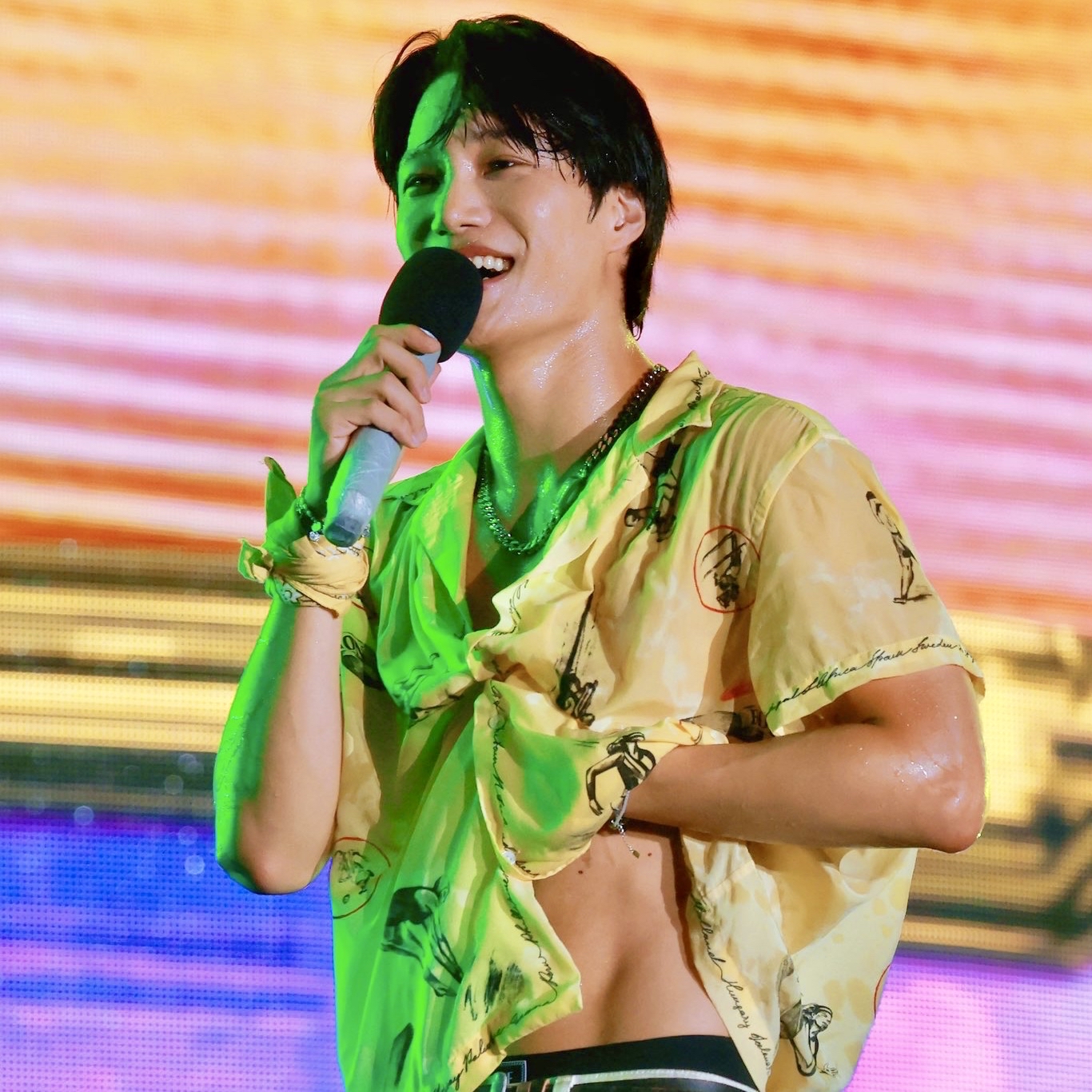 Recent activity shot of Kai (EXO)
