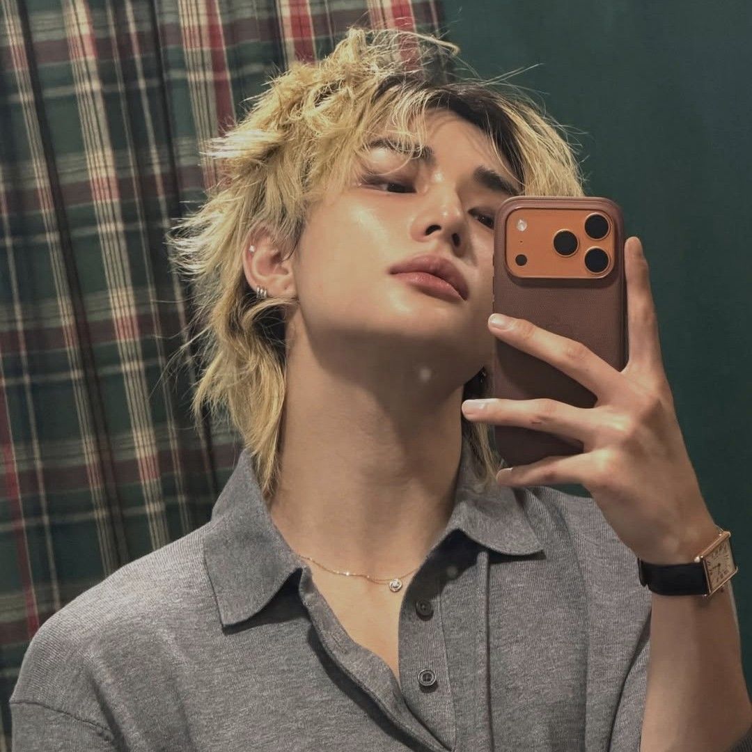 Recent activity shot of Hyunjin (Stray Kids)