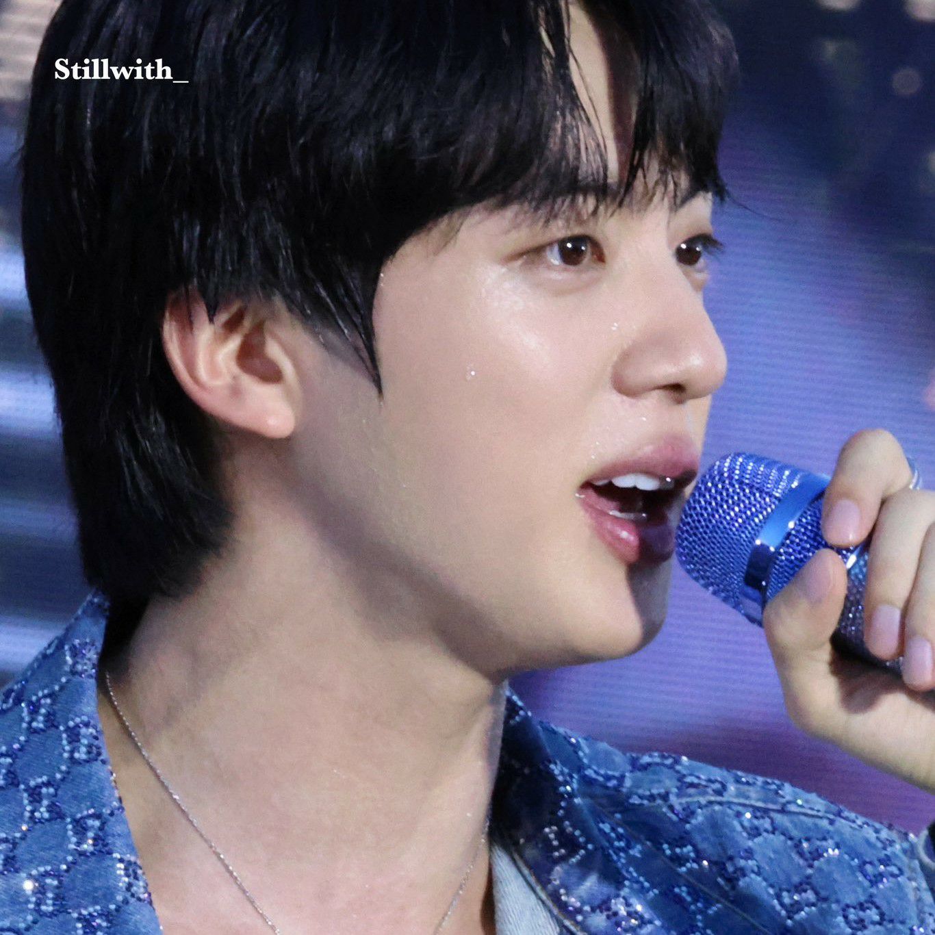 Recent activity shot of Jin (BTS)