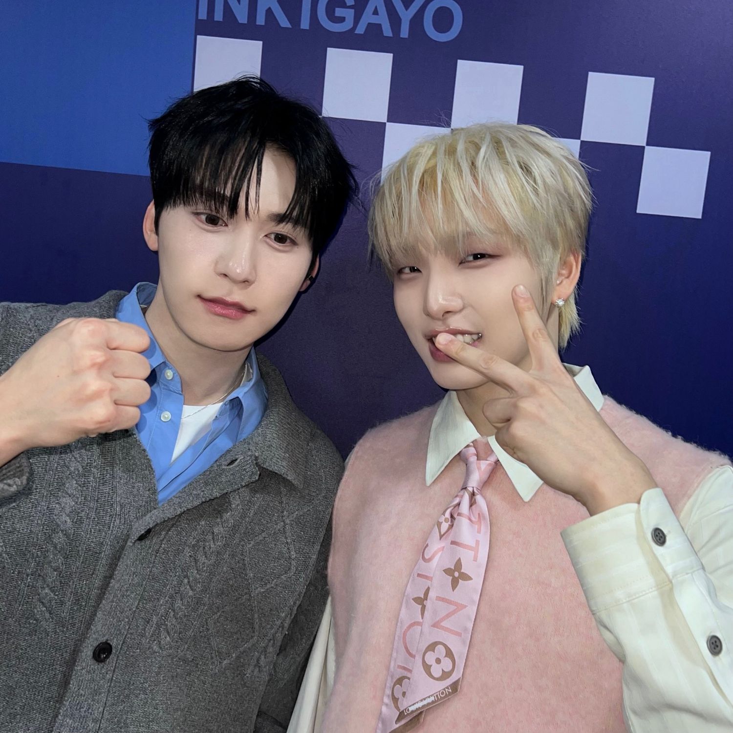 Recent activity shot of Seoho (ONEUS)
