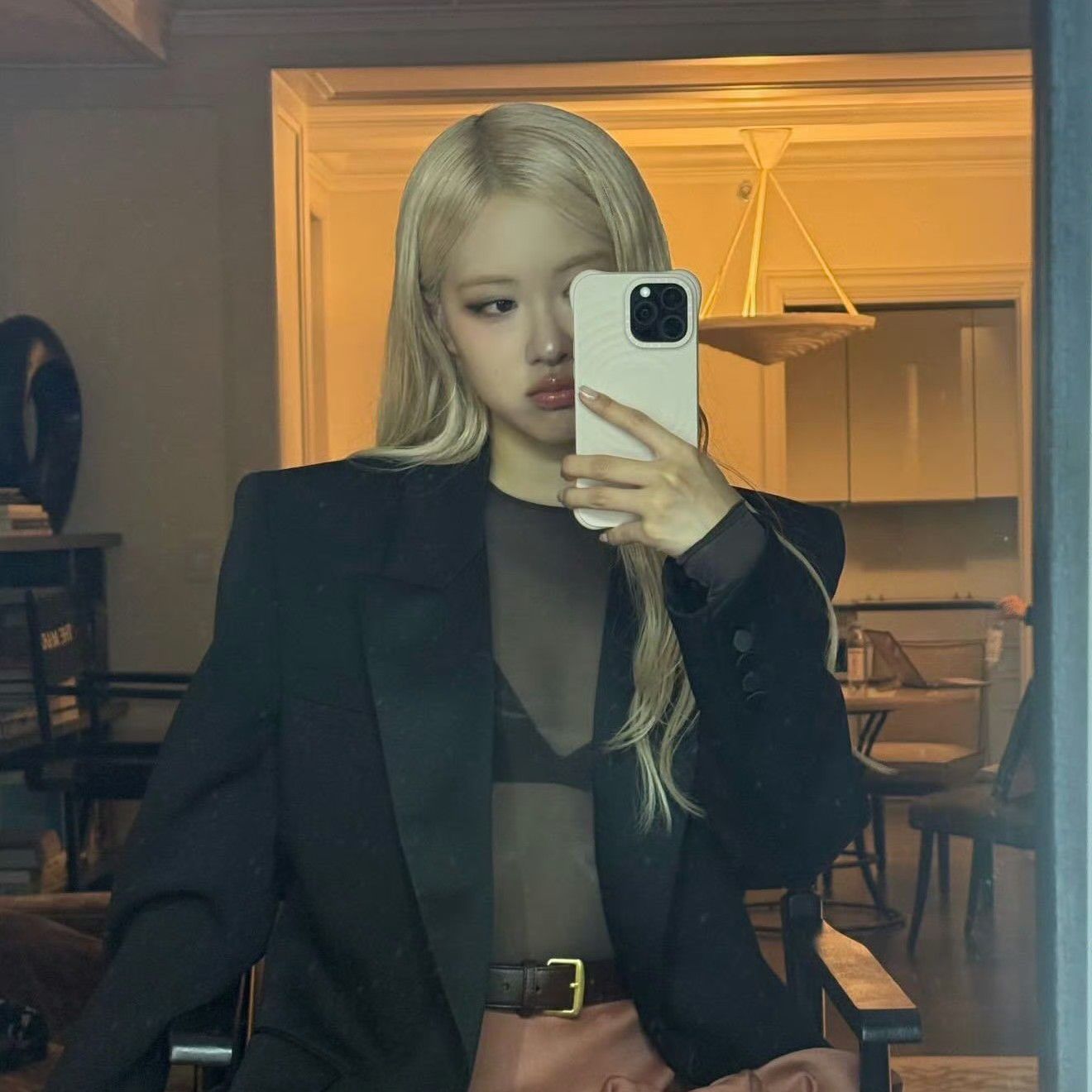 Recent activity shot of ROSÉ (BLACKPINK)