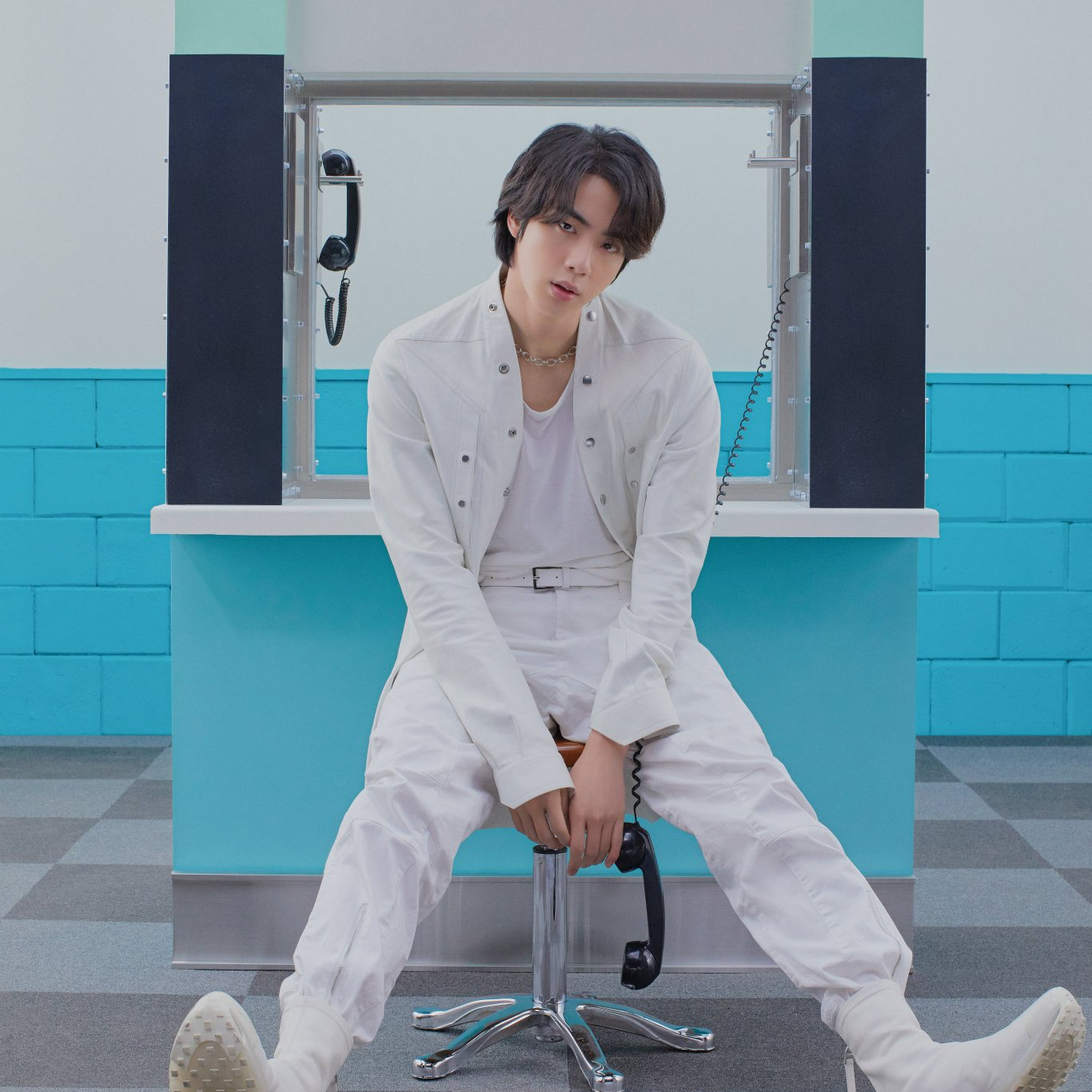 Recent activity shot of Jin (BTS)