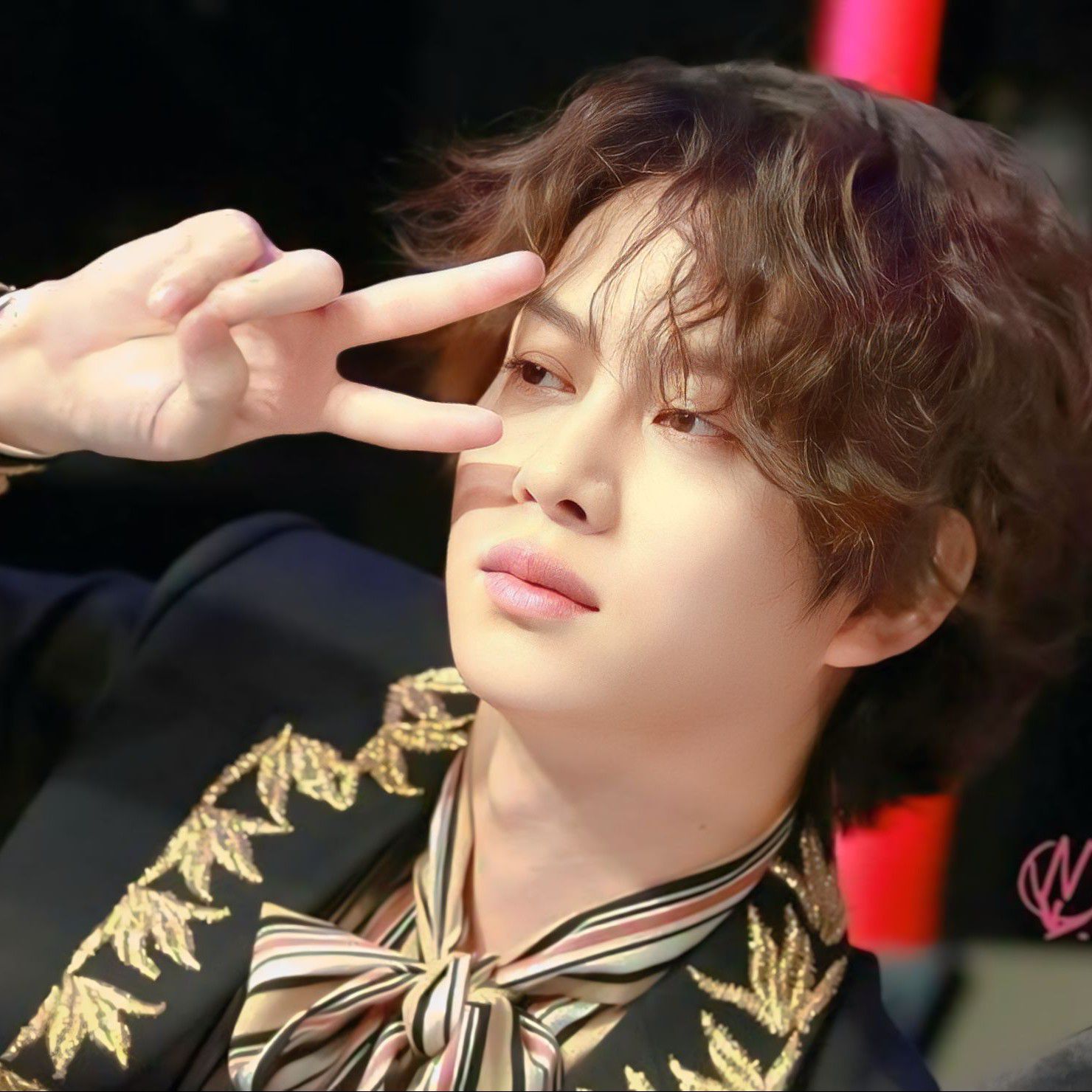 A moment captured by Heechul (Super Junior)'s fan