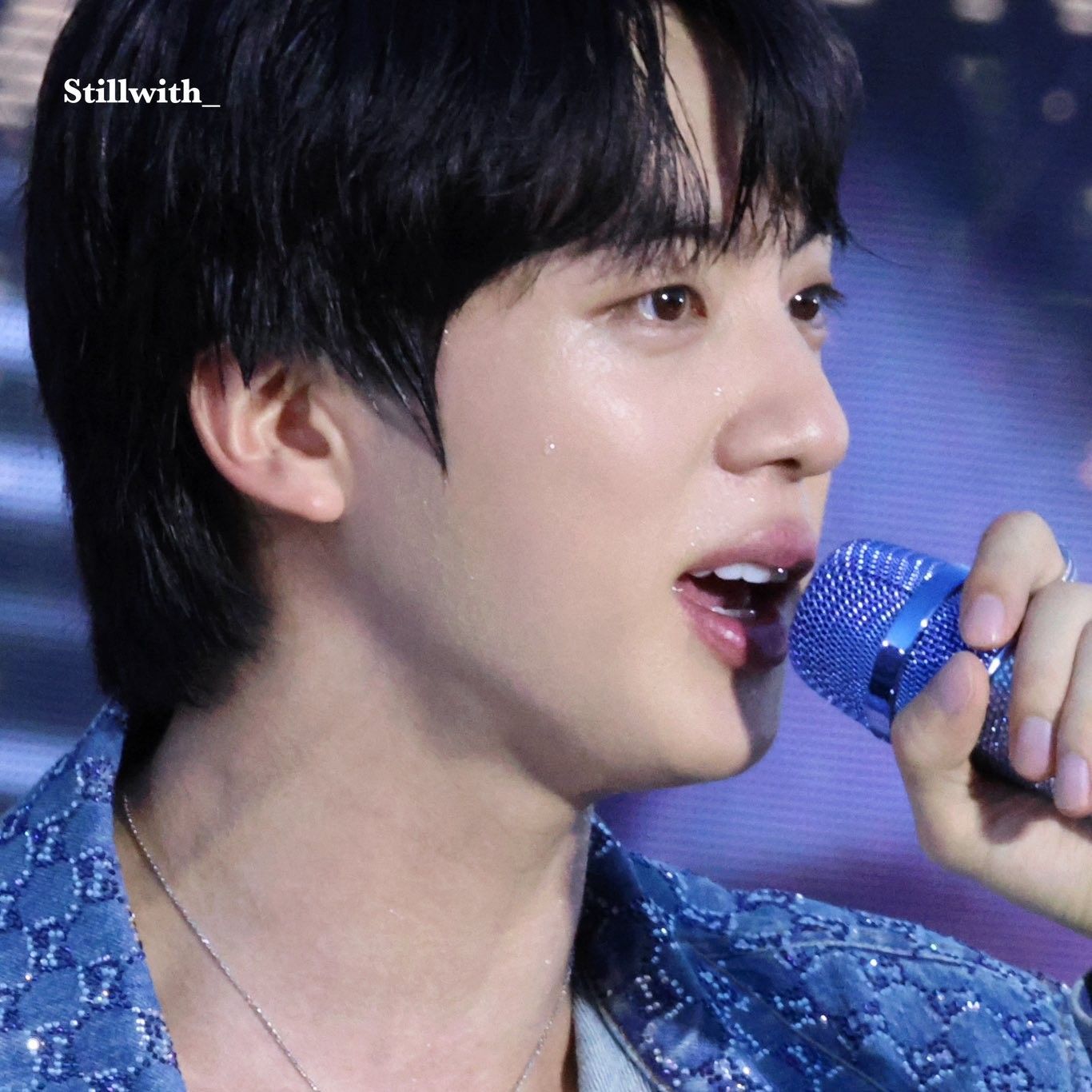 A moment captured by Jin (BTS)'s fan