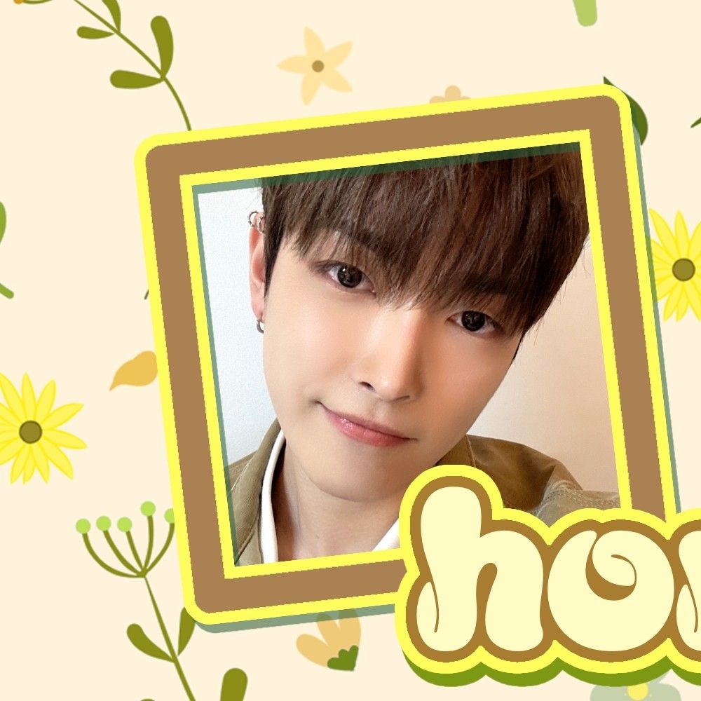 Recent activity shot of Hongjoong (ATEEZ)