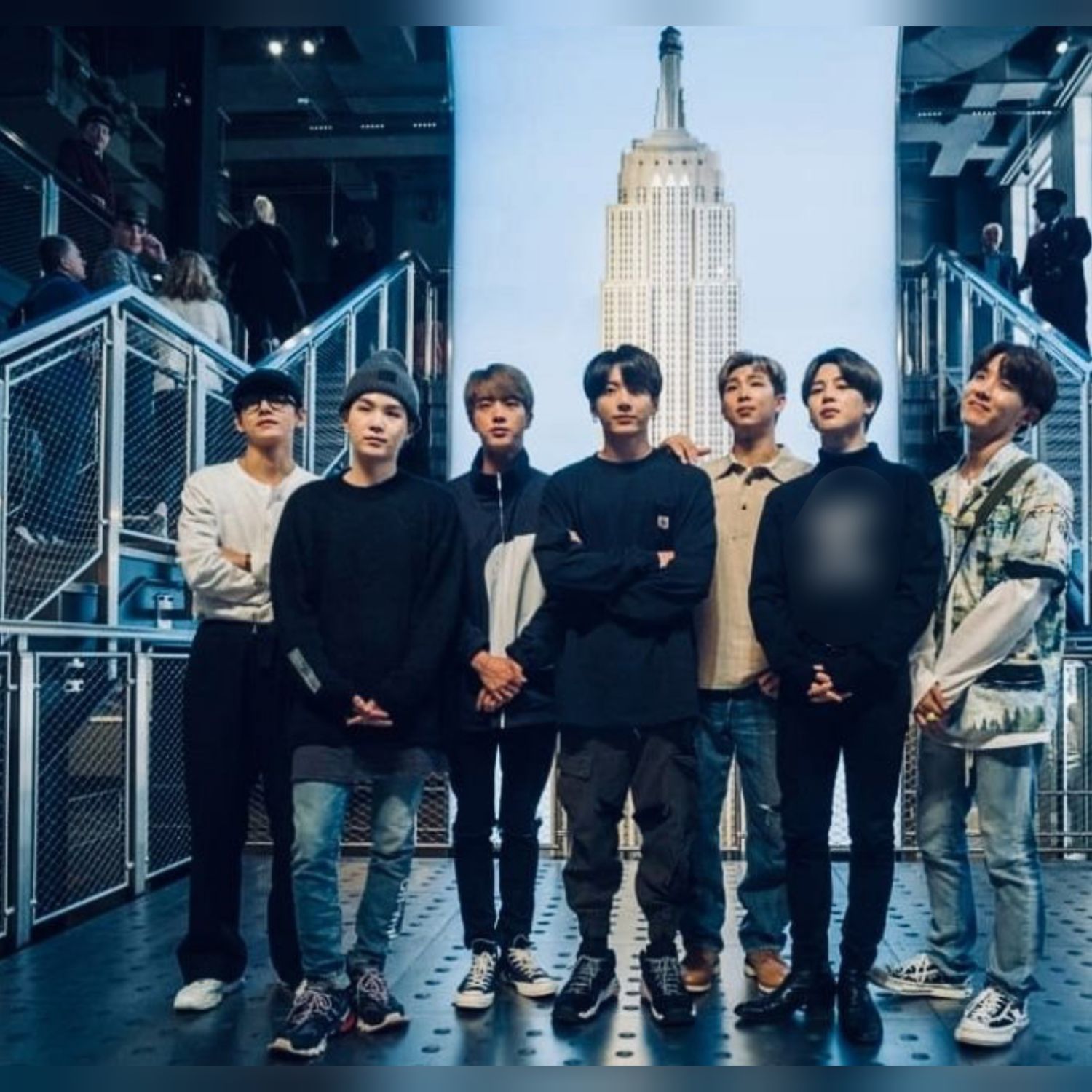 A moment captured by BTS's fan