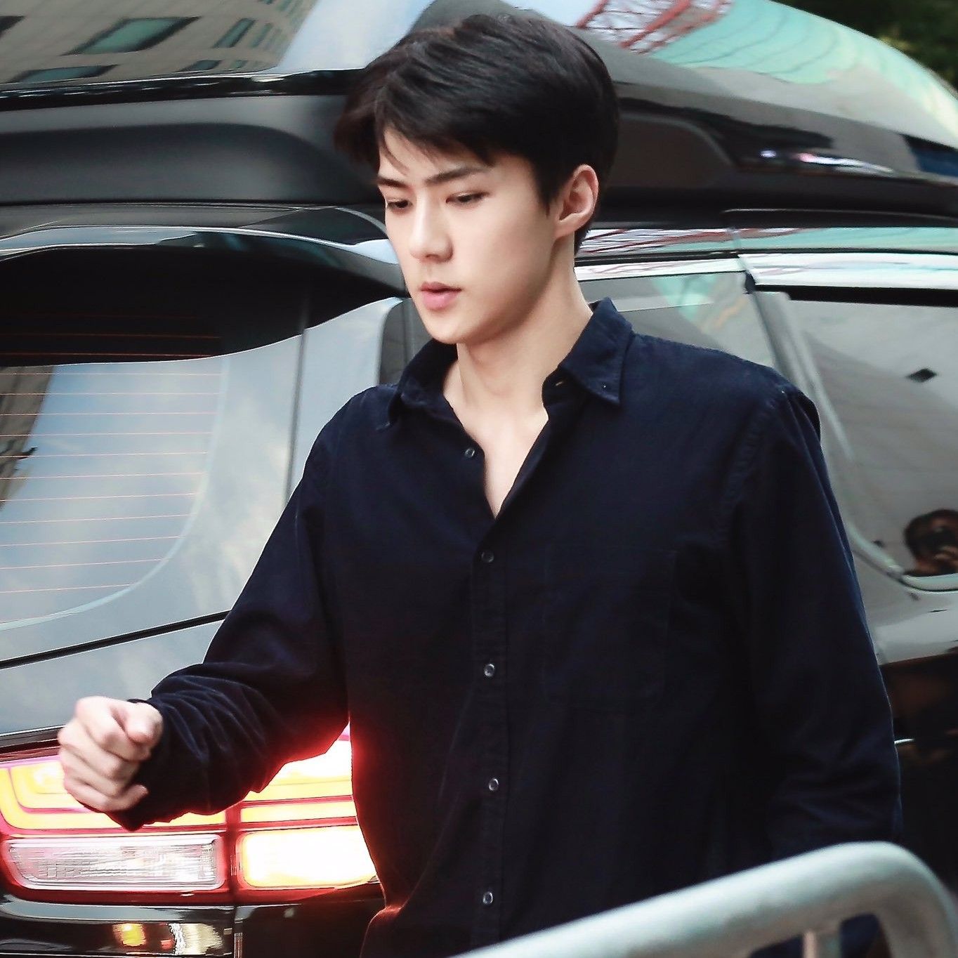 Recent activity shot of Sehun (EXO)