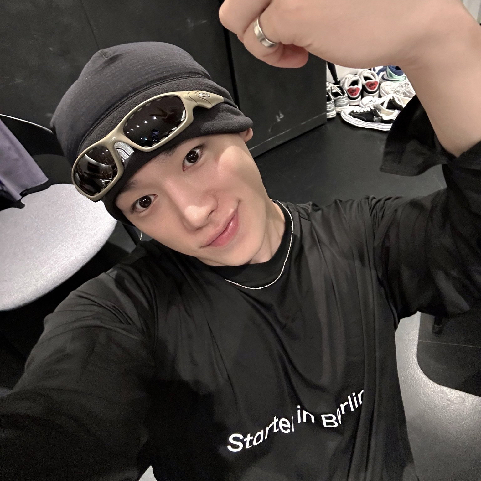 A moment captured by Wonho's fan