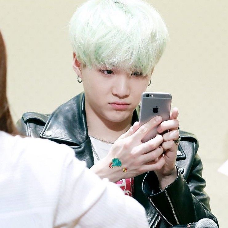 Recent activity shot of SUGA (BTS)
