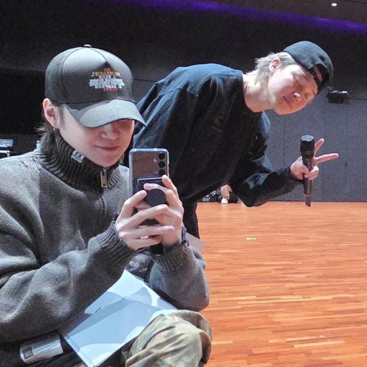 Recent activity shot of SUGA (BTS)