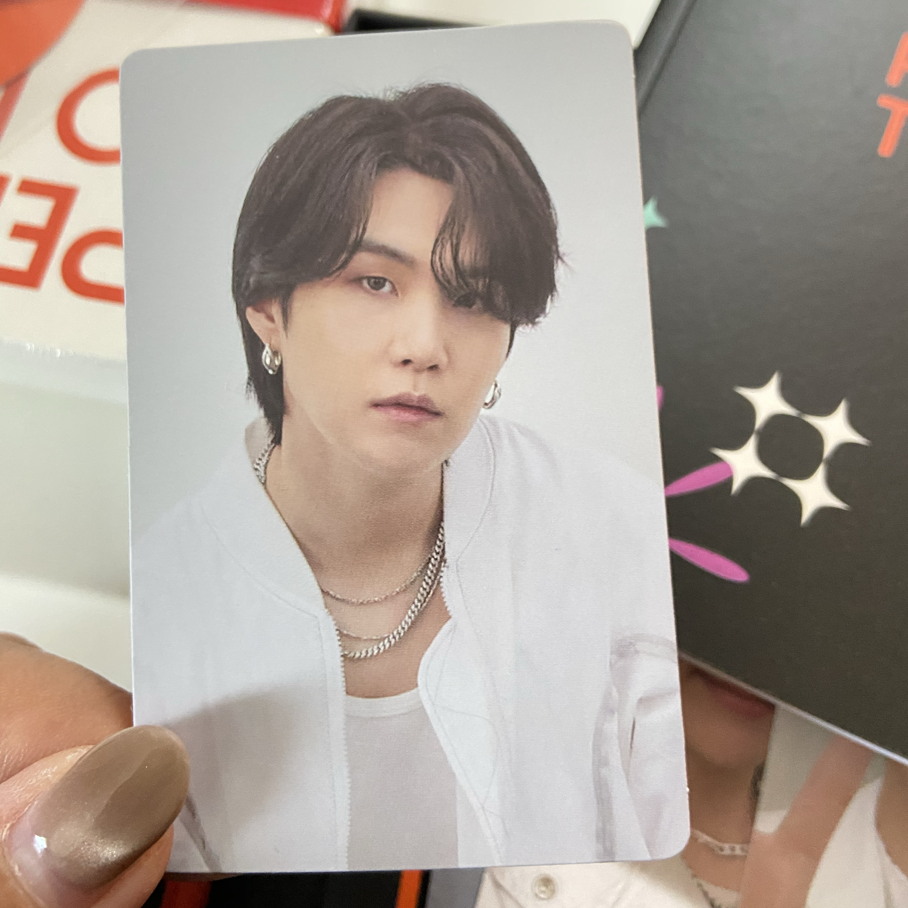 Recent activity shot of SUGA (BTS)