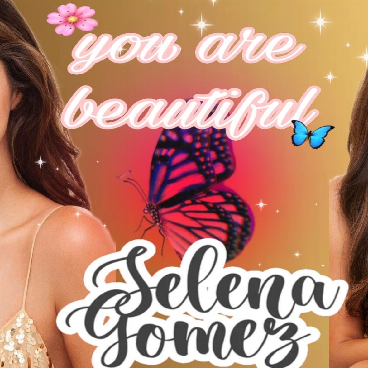 A moment captured by Selena Gomez's fan