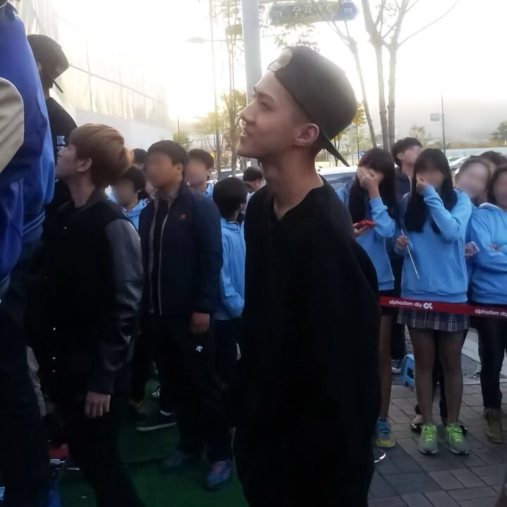 Recent activity shot of Sehun (EXO)