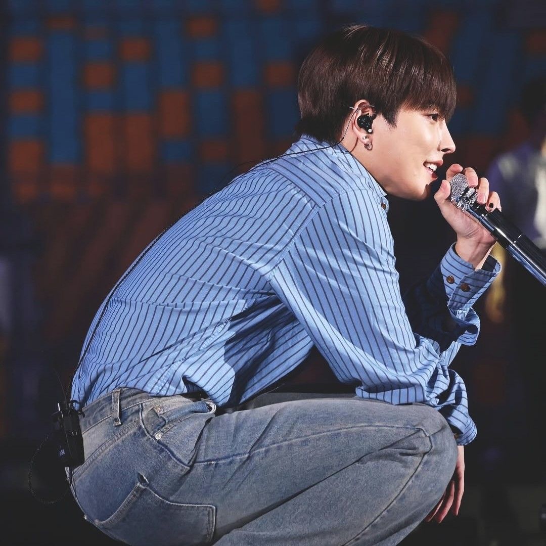 A moment captured by Hongjoong (ATEEZ)'s fan